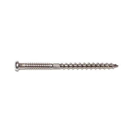 Saberdrive Deck Screw, #10 x 3 in, Stainless Steel, Pan Head, Torx Drive 09672